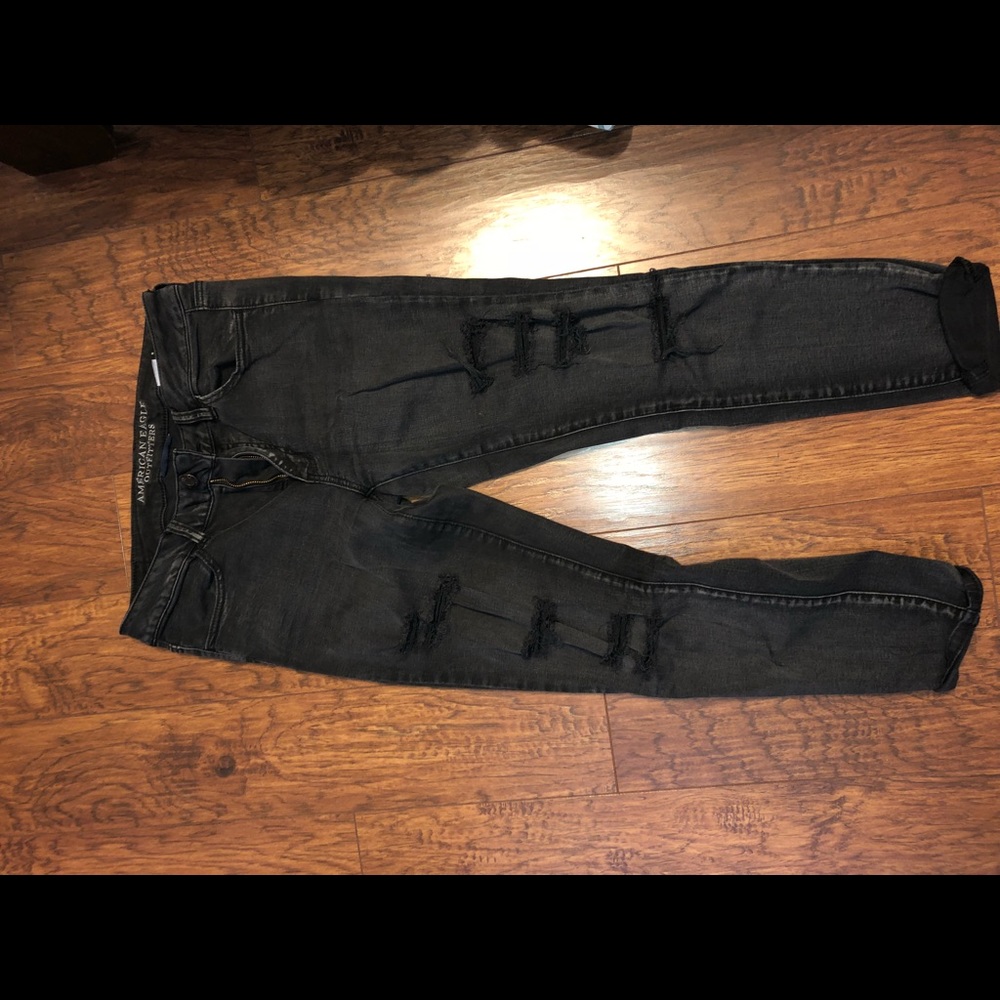 American Eagle black jeggings